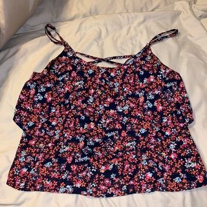 floral printed tank top
